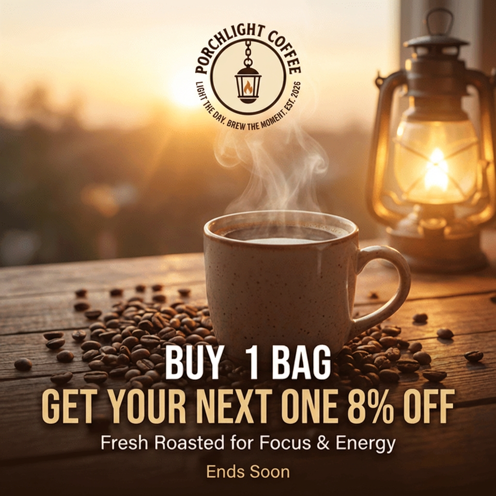 ☕ Buy 1 Bag, Get Your Next Bag 8% OFF – This Weekend Only
