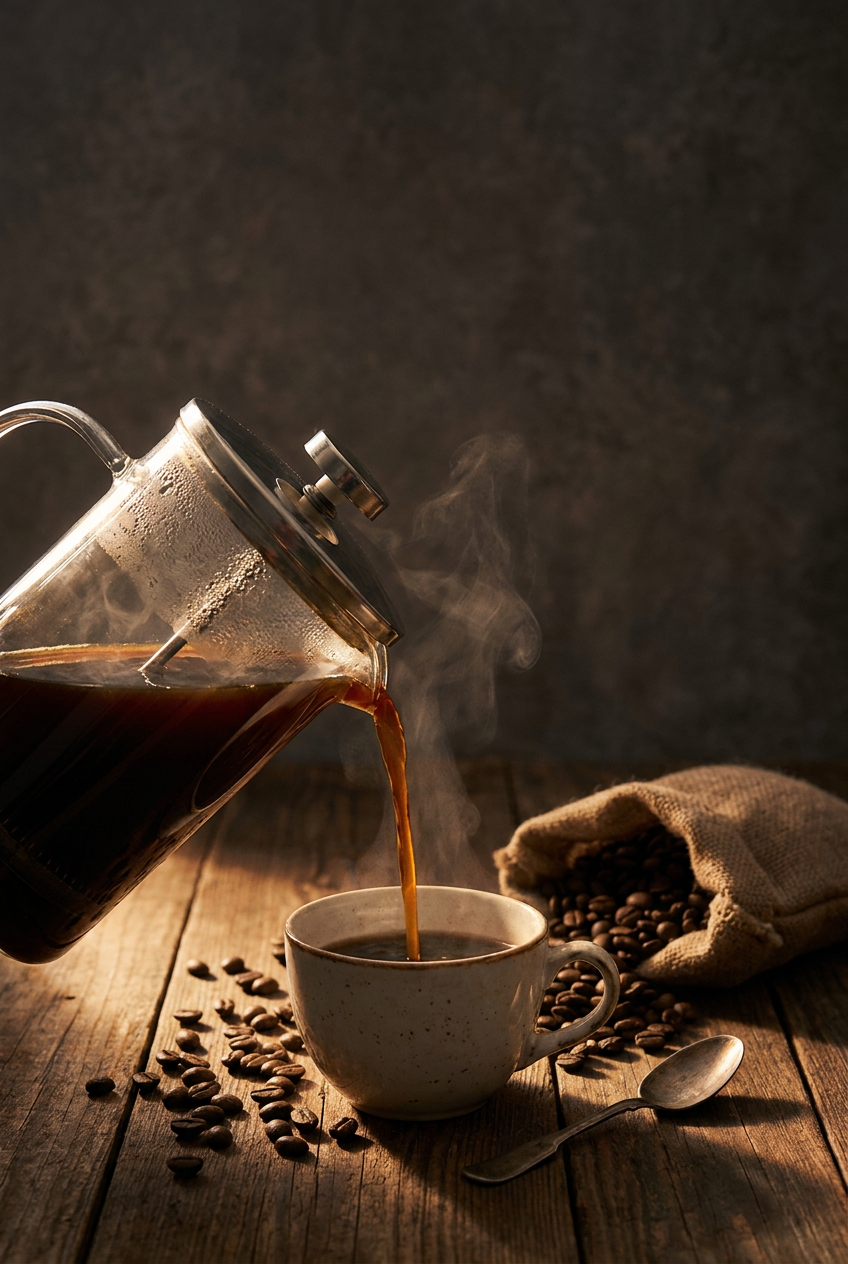 The Exact Coffee-to-Water Ratio for a Perfect French Press
