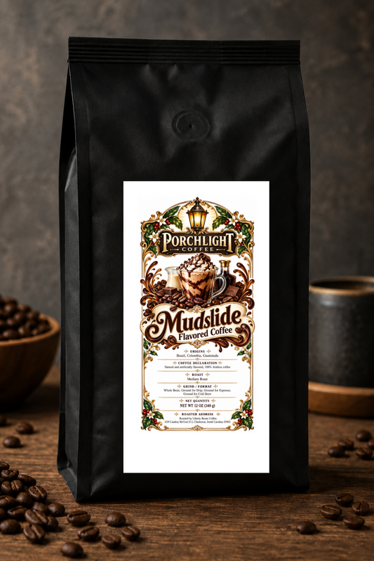Mudslide Flavored private-label coffee bag